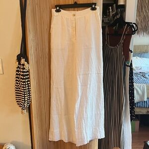Aequamente high waist linen pants